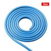 2/5M Car Door Anti Collision Strip with Steel Disc Bumper Trim Edge Scratch Protector Strip Sealing Guard Styling Car Decor
