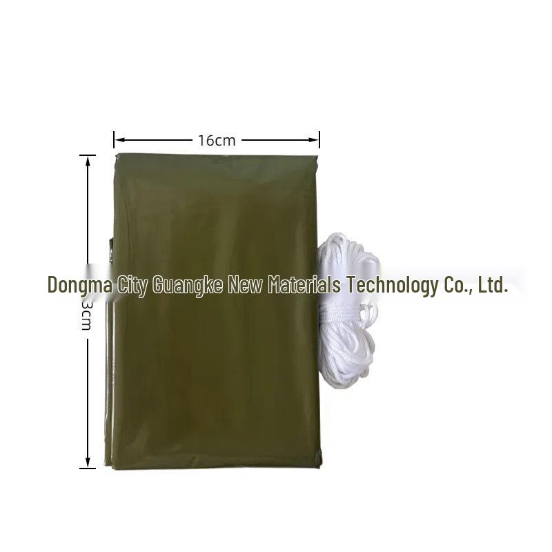 Portable Emergency Insulated Survival Tent with Aluminum Film Blanket for Camping and Mountaineering