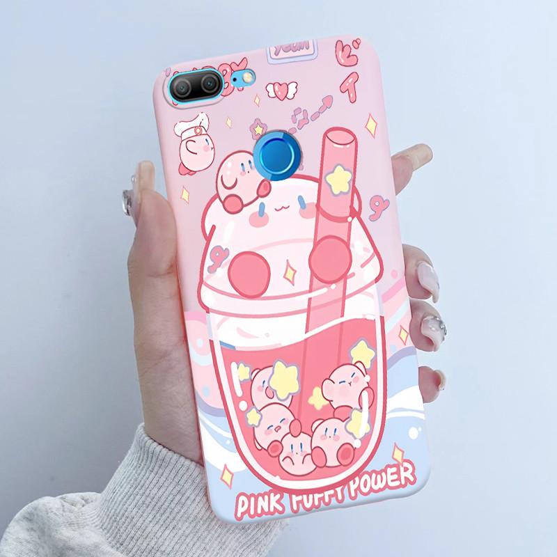 For Honor 9 Lite LLD-L21 LLD-L31 Phone Case Flower Girl Design Soft Silicone TPU Back Housing for Honor 9 STF-L09 STF-AL10 Cover