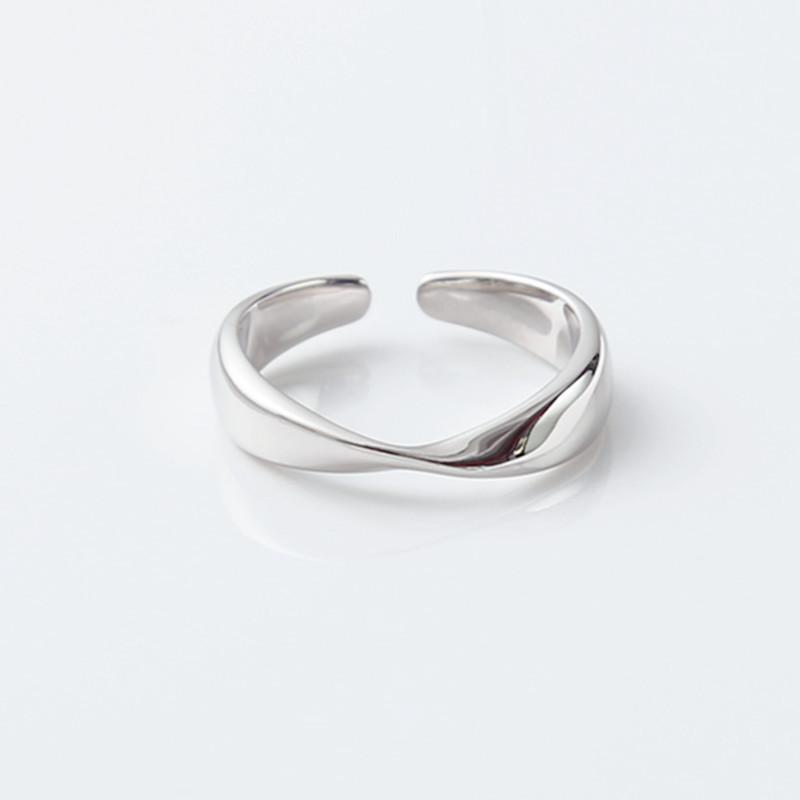 925 Silver Irregular Rings For Women Wedding Luxury Jewelry Accessories and Money 925 Jewellery