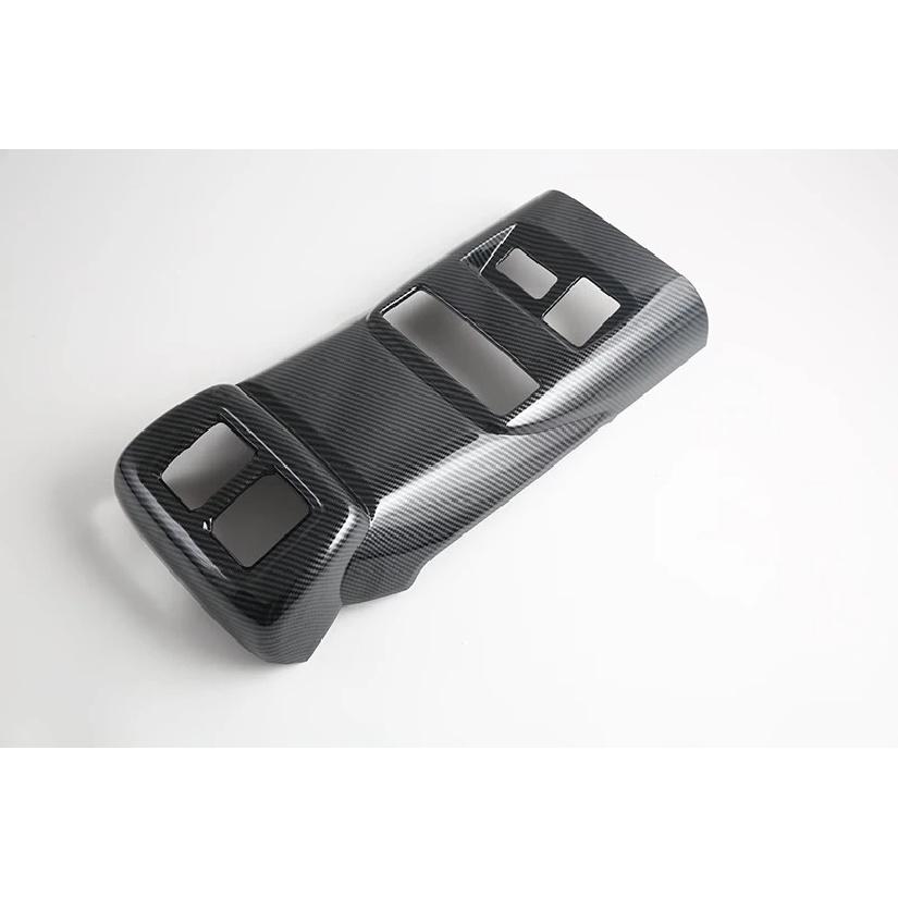 For BYD SHARK 6 2025 2026 Car Accessories Carbon Fiber Style Armrest Box Rear Air Vent Frame Trim Cover