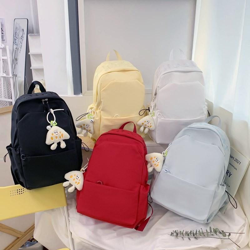Nylon Large Capacity Backpack For Teens With Waterresistant Design And 14in Laptop Storage