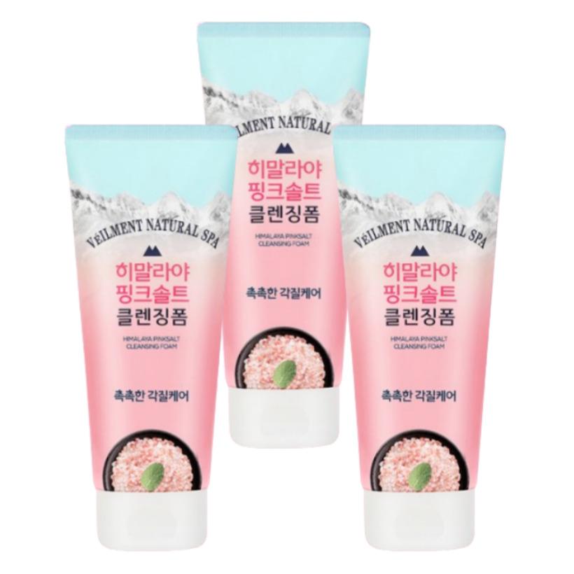 On the Body Veilment Natural Spa Himalaya Pinksalt Cleansing Foam 200ml 3ea