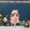 New Year Gift Angel Girl Christmas Ornament Merry Christmas Car Pendant Plush Angel Doll Pendant