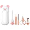 SEESOO Children's Pink Portable 5-Piece Nail Care Set