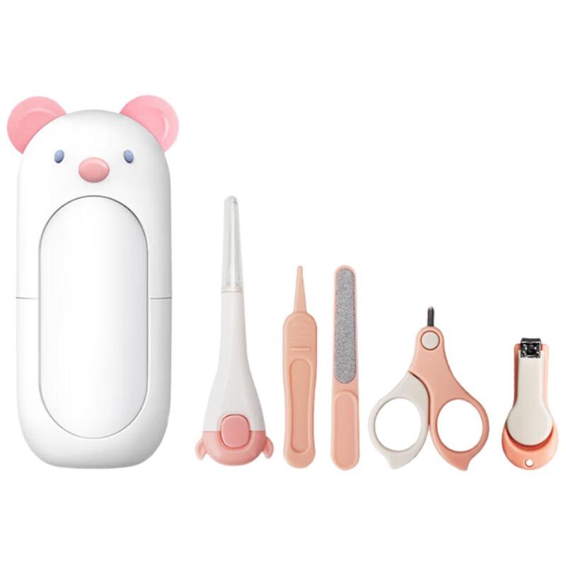 SEESOO Children s Pink Portable 5-Piece Nail Care Set