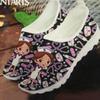 Women's Plus Size Cartoon Flats, Round Toe, Low-Cut, Size 43, Flat Heel - Casual Shoes In Stock