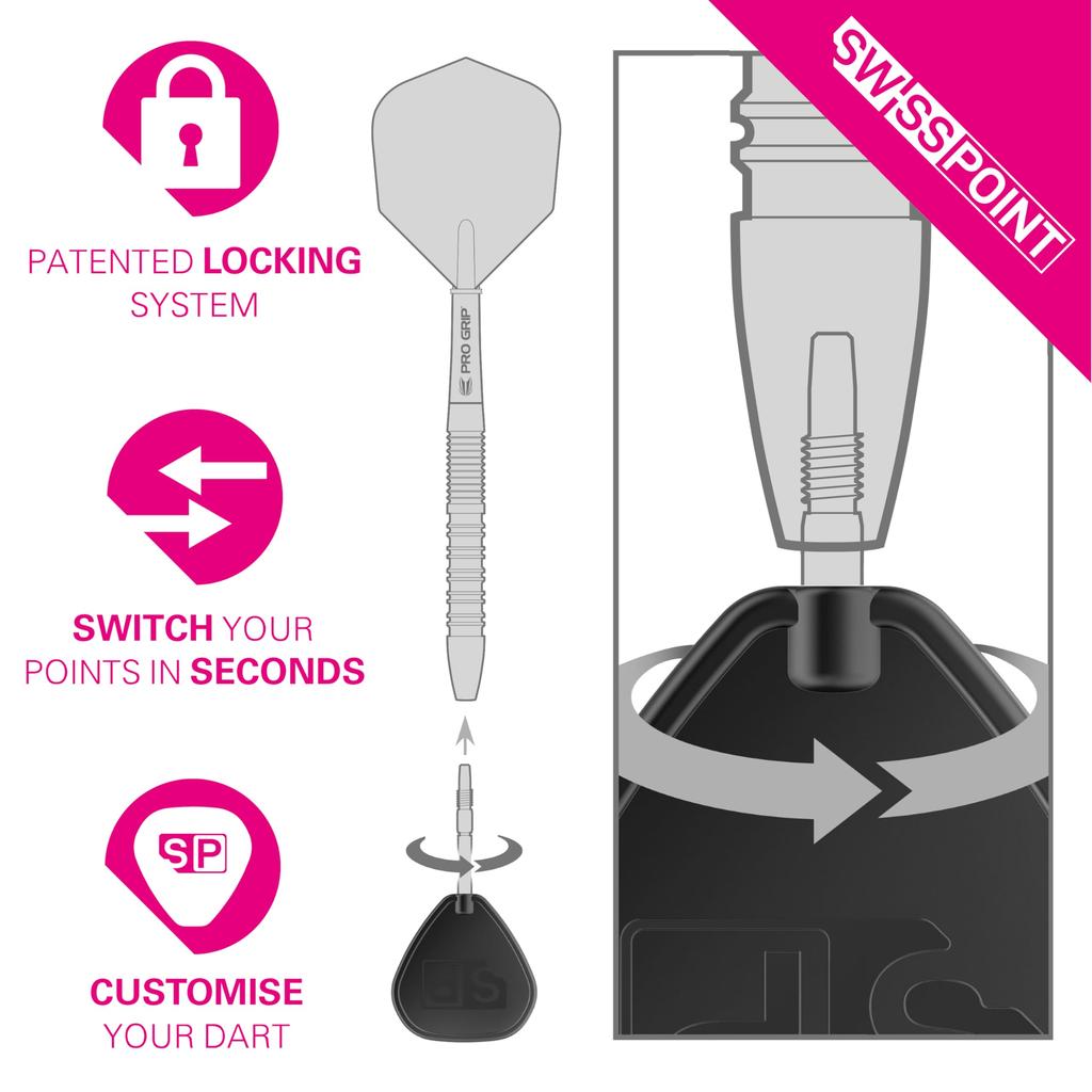 Target Swiss Storm Point Gold 26mm 340057