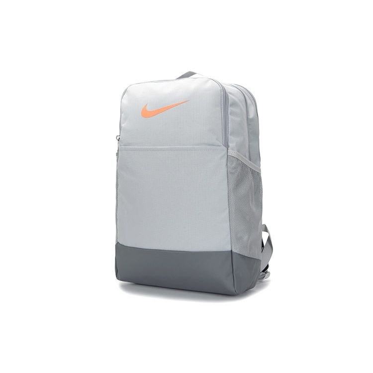 Nike Nk Brsla M Bkpk Sports Casual Fabric Backpack Basketball Bag Unisex backpack Gray DH7709-077 Gray