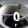 Pack of 5 Multifuntional Wool Felt Seals Suitable for Coffee Appliances Providing Excellent Noise and Vibration Control