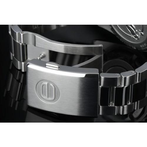 EPOS Men's Silver Watch, 3504BK, 500m Water Resistant, Automatic Diver's Watch with Ceramic Bezel, Sporty Design