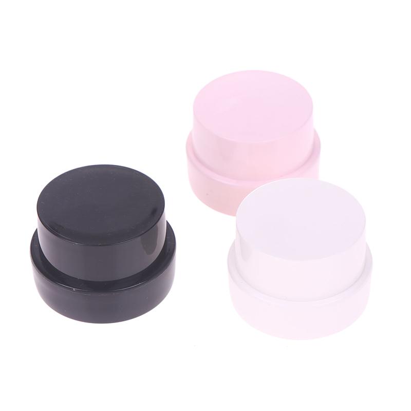 1/5 Pcs 5G Empty Plastic Nail Art Cosmetic Round Containers Jar Small Sample Cream Pot Nail Gel Powder Box Makeup Lotion Tool
