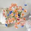 1 Bouquet 4 Heads Artificial Flowers Fake Silk Corn Poppy Flower Wedding Flower Bouquet Home Garden Party Decoration