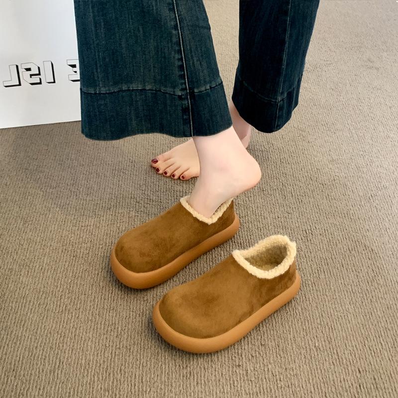 Women's Thick-soled Fashion Footsteps Winter Lightweight Warm Anti Cold Snow Boots Non-slip Casual Sneakers Cotton Boots