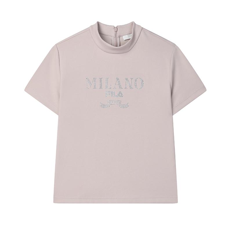 FILA MILANO T Shirt Unisex Nude Pink F11W515102F-PK 160/80A/S