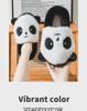 Women's Winter Panda Cotton Heeled Slippers - Cozy, Non-Slip, Plush Velvet for Warmth