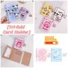 Stylish Anime Cartoon Print Wallet Mini Card Holder Easy Snap Closure Gender-neutral