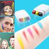 6 Farben Wasserlösliche Regenbogenpalette Kindergesichts- Körperfarbe, Halloween Bühnen-Make-up Körperfarben Pigmente Gesichts-Make-up