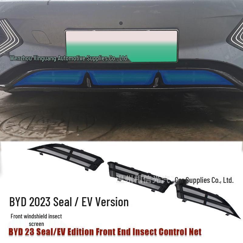 23 Model BYD Seal EV Front Windshield Insect Net Carbon Fiber Exterior Decorative Part