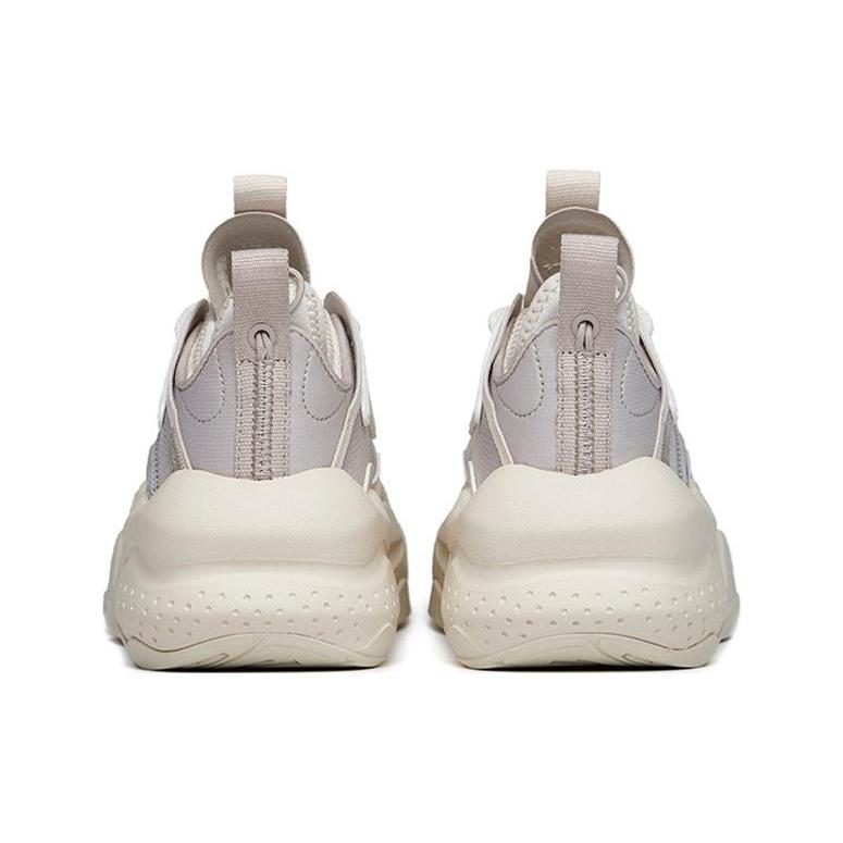 New Anta Bastard Low Top Skateboard Shoes Women's Gray White 122228080-3