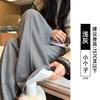Wool wide-leg pants women's spring and autumn high-waisted casual drape narrow straight-leg pants high-end herringbone woolen pants