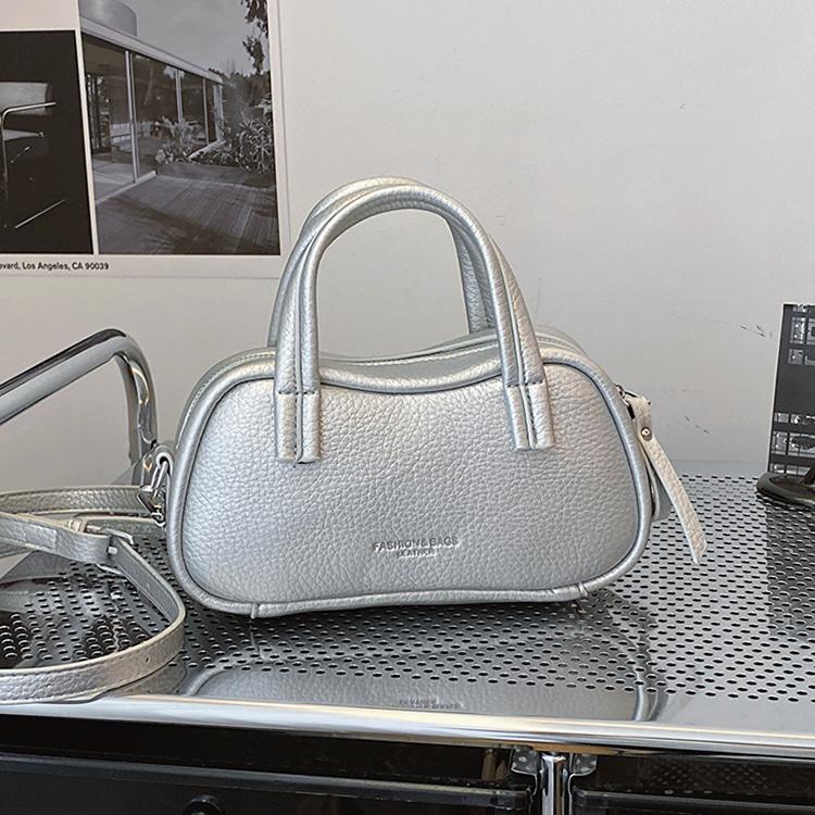 Versatile PU Leather Women's Bag Single Shoulder Crossbody Backpack Pendulum Shopping Bags Monochromatic New Trend