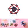 Plastic Spinner Gyroscope With Deformable Mecha Chain For Stress Relief And Hand Exercise