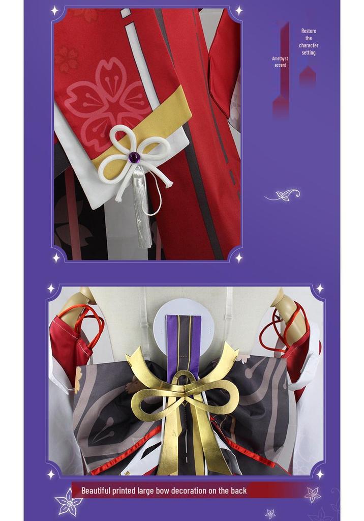 ManYiDuo Yae Miko Cosplay Costume - Genshin Impact Inazuma Style