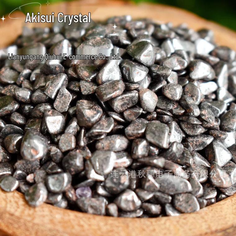 

Крошка Железистого Гематита для Очищения и Декора: Идеально для аквариумов, цветочных горшков или подношений Будде. 7-9mm