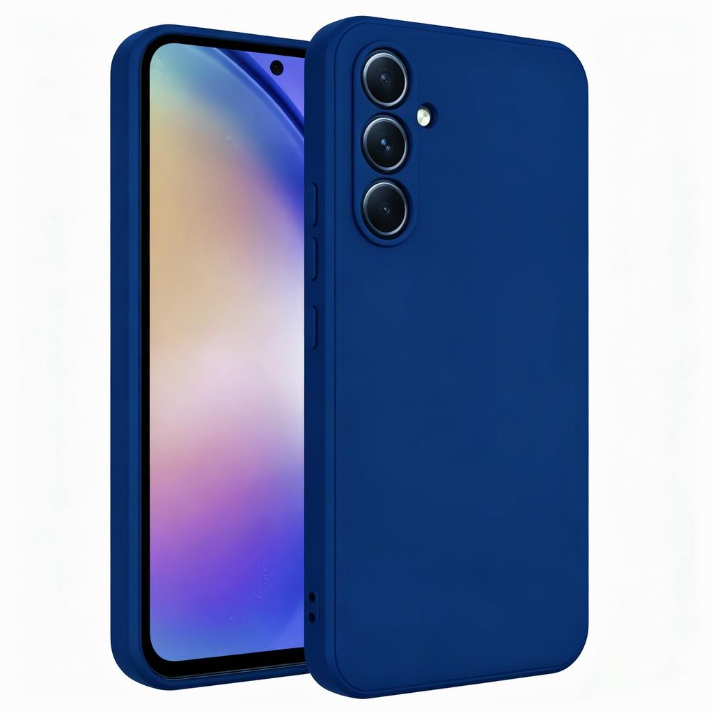 Noble Fashion Solid Colour Shockproof Protective Liquid Silicone Phone Case For Samsung Galaxy A15 5G/4G