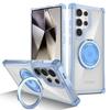 Samsung S24/S25/S26 Ultra Magnetic Drop-Proof Phone Case with Rotating Stand - Gold Shield.