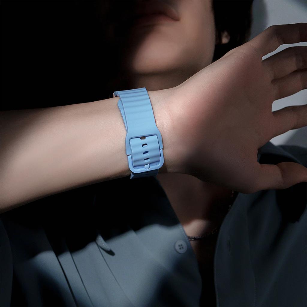 Silicone Strap For Samsung Galaxy Watch 8 7 6 5 40mm 44mm 5Pro 45mm Bracelet For Galaxy Watch 6 8 Classic 43mm 47mm Band