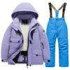 Children's Winter Ski Suit: Thick Fleece, Waterproof, Windproof, for Boys & Girls, Medium & Large Sizes