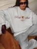 Plus Velvet Oversized Round Neck Sweatshirt - Versatile Spring/Autumn Top for Ladies