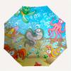 1pc Sea Creatures Themed High-quality Umbrella,Automatic Opening and Closing Umbrella,Multi-functional Umbrella G0811198