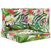 Outdoor Sofa Cushions 3 Pcs Multicolored Polyester