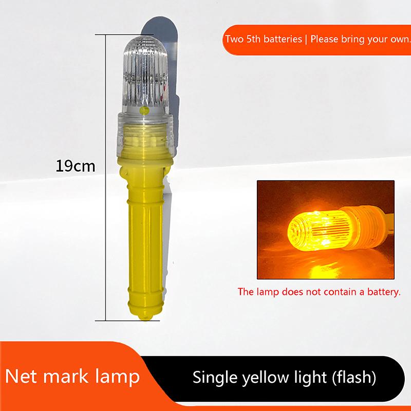 1 Stück Angellicht Doppel-Dreifachblitz Einfarbiges Leuchtfeuerlampe Zubehörlampe Pose Köderlicht Lampe Angelindikator