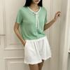 New ArrivalS Open Run Women S Lace Point Ribbon Short Sleeve Cardigan Cotton Mix