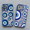 Fashion Spooky Scary Red Eye Phone Case For iPhone 14 15 16 Pro Max Plus 11 12 13 Mini Pro Max X XR XS Shockproof Back Covers