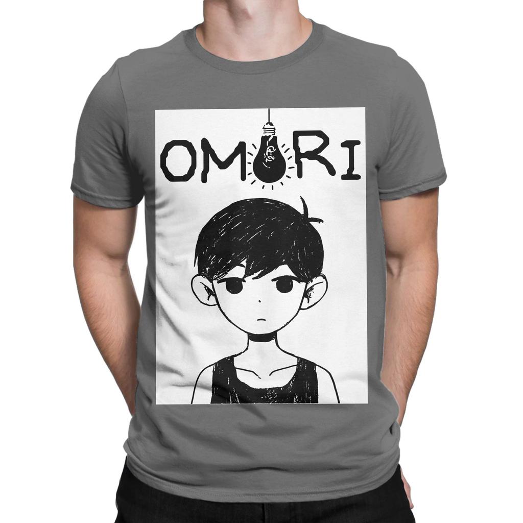 Merchandising Omori Gadget Omori Maglietta 100% Cotone Top Omori T-shirt Per Unisex