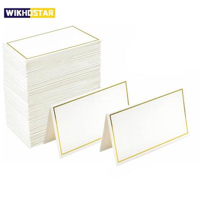 50 stücke Gold Folie Tisch Karte Hochzeit Name Gast Karte Sitz Name Karte