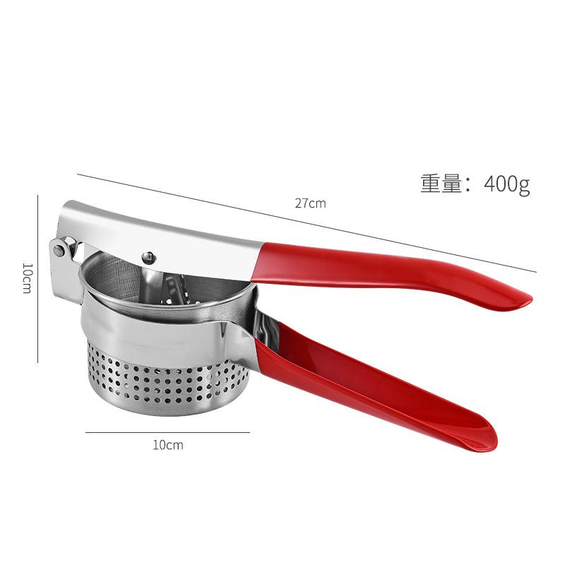Stainless Steel Fruit Juicer Lemon Squeezer Manual Potato Stuffing Garlic Squeezer Vegetable Dehydrator Home Kitchen Accessories