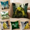 Popular TV Shows Breaking Bad-B Pillow Case Silky Elegant Comfort Sofa Bed Invisible Zipper Beach Pillowcase