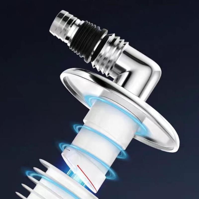 Double Purpose Not Overflows Not Odor Washing Machine Drain Connector ABS Drainages Adapter Upgrades for Bathroom Sink Tub