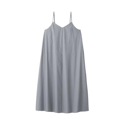 Broad Camisole Gray Size BC2L9A5S Women's Quick-Drying Dress, Stripe, L,
