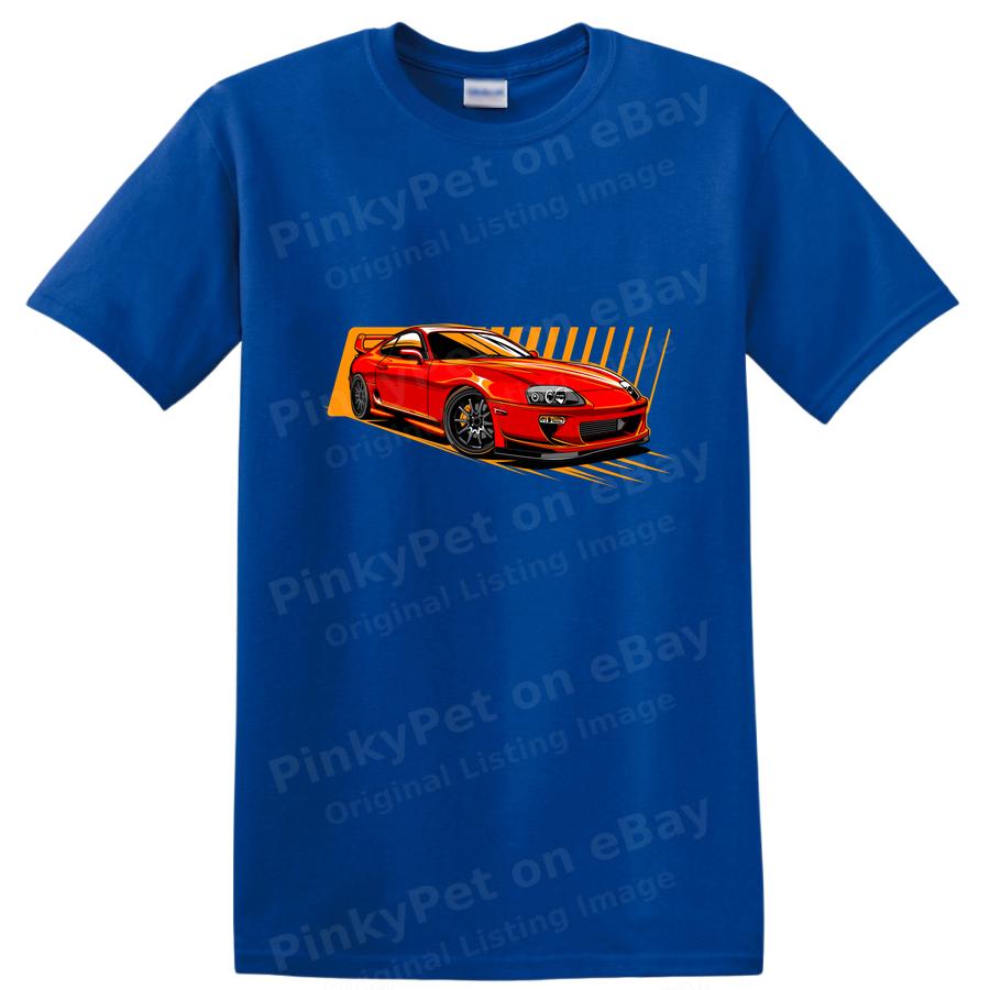 Red Sports Car Graphic T Shirt Cool Car Lover Tee Motor Enthusiast Automotive