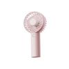 Pisen Ruční Mini Ventilátor, Nabíjecí přes USB, Přenosný, Kompaktní, do Kanceláře, na Venkovní Kempování, 1200mAh Dlouhá Výdrž Baterie, Růžový