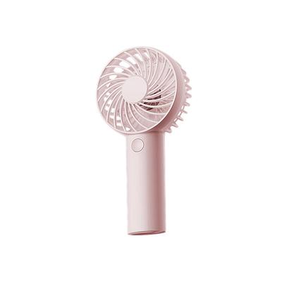 Pisen Handheld Mini Fan, USB Rechargeable, Portable, Compact, for Office, Outdoor Camping, 1200mAh Long Battery Life, Pink