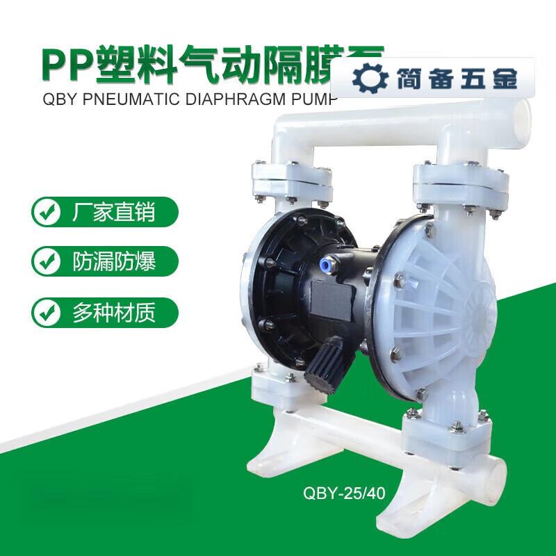 

PP Pneumatic Diaphragm Chemical Pump CN plug (adapter included)