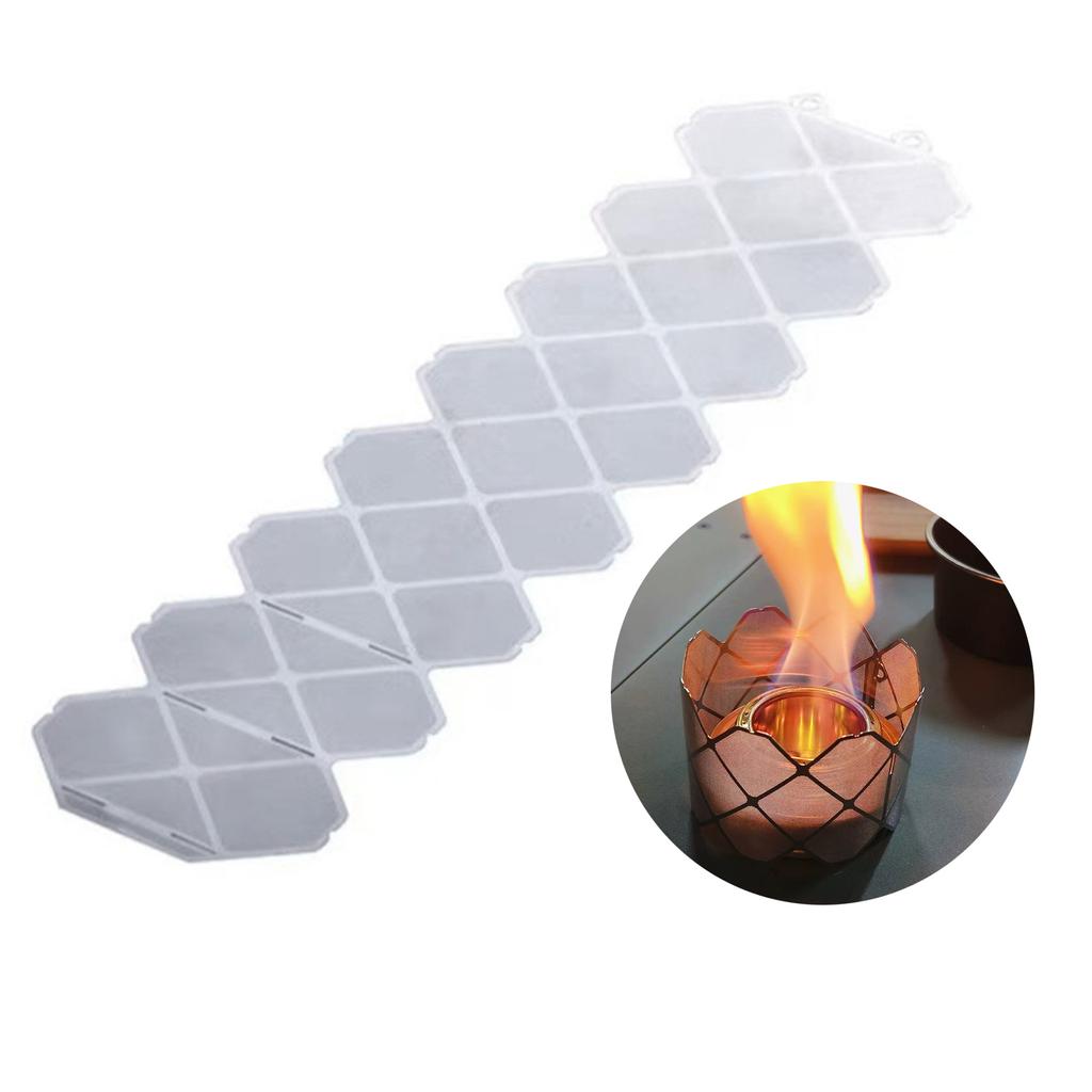 Folding Camping Stove Windshield Stainless Steel Outdoor Cooking Stove Wind Guards Backpacking Alcohol Stove Windscreen
